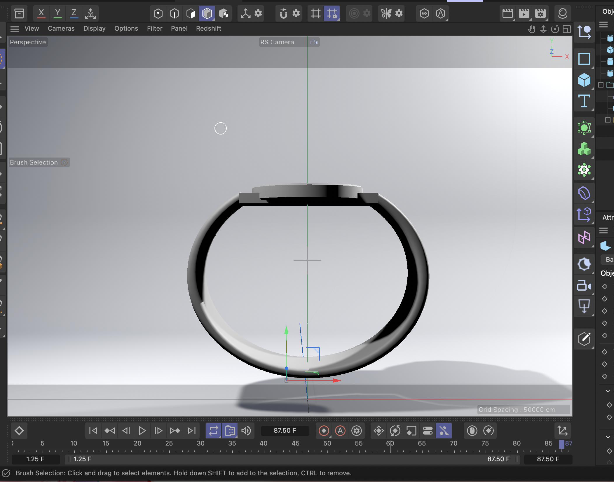 It was difficult at first to create the shape of the straps on the watch, so i took inspiration from how finger rings appear.