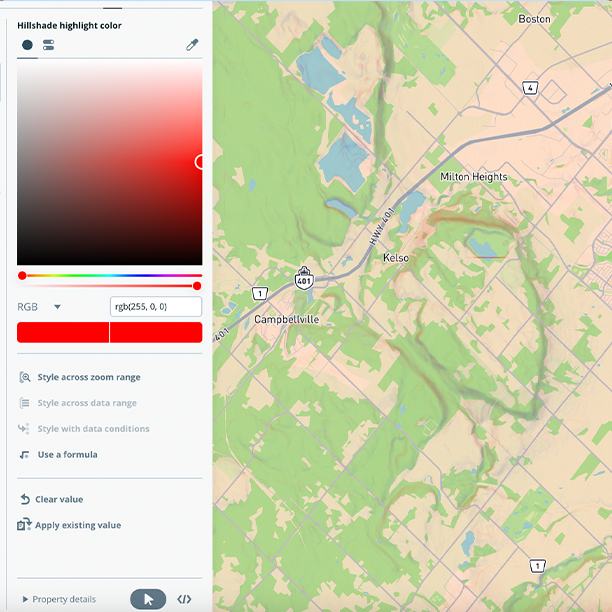 Exploring Mapbox and it's multitude of styling options and data set functionality